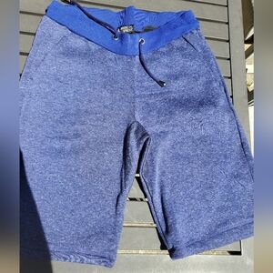 Athletic sweatshirt like material blue shorts size Large men's by Brooklyn Expre